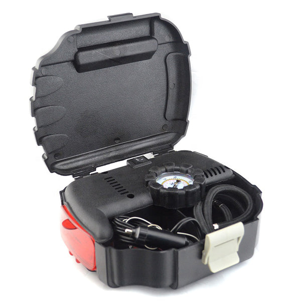 Tecfino 12V DC Portable Auto Inflator Air Compressor, Car Tire Pump with Digital Display Pressure Gauge for Car, Bicycle