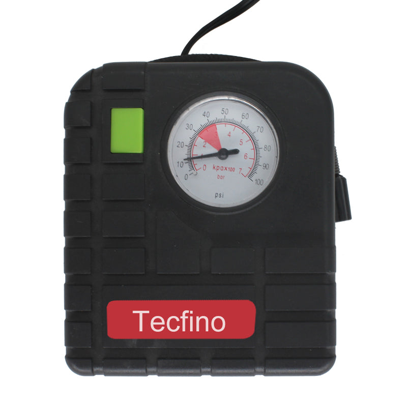 Tecfino Portable 12V car tyre inflator pump air compressor