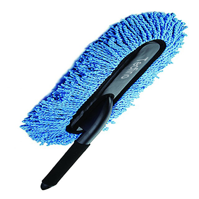 Tecfino car care duster windshield cleaner tools vehicle dusting brush with grip long handle