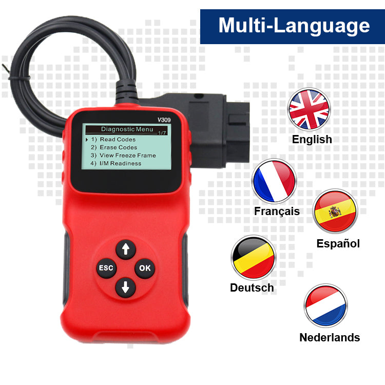 Tecfino Car diagnostic scanner car scan tool