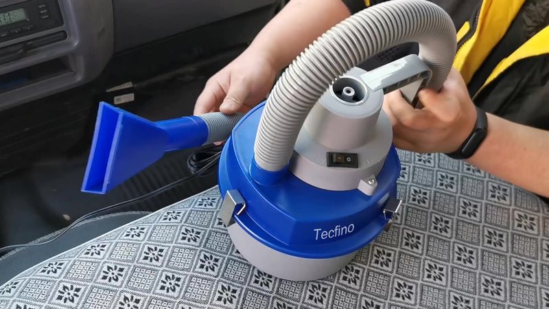 Tecfino 60w 12V vacuum cleaner Wet & Dry Vacuum for cars