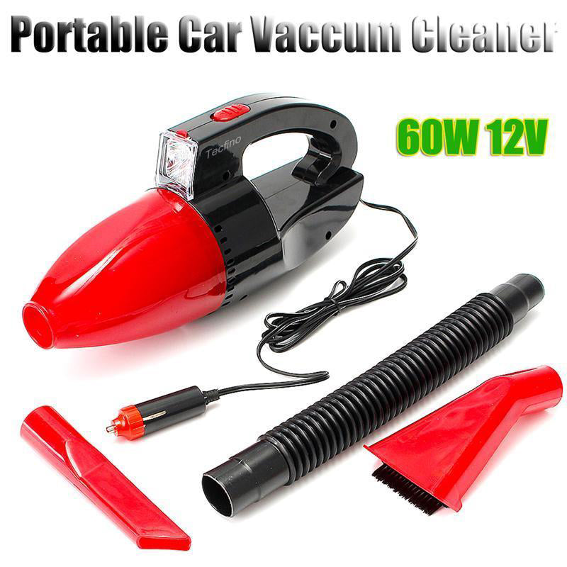 Tecfino Wireless car vacuum cleaner rechargeable portable car wet vacuum cleaner