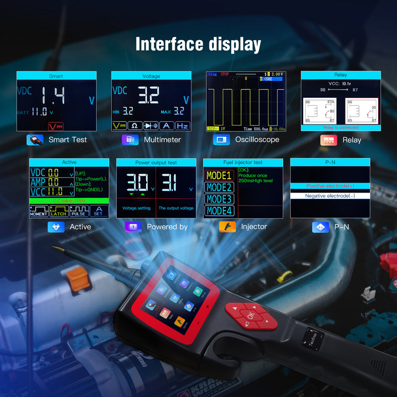 Tecfino Probe Diagnose Vehicle Electrical Circuit testing