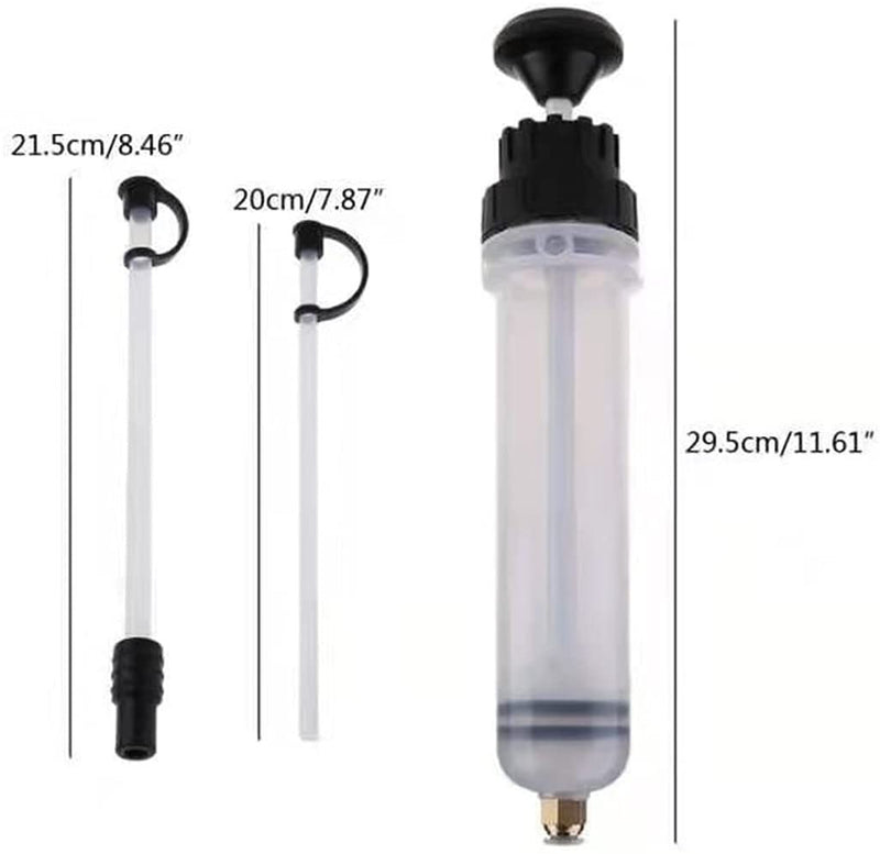 Tecfino 200cc Fluid Extractor Fluid Syringe Pump Manual Suction Vacuum Fuel Car Transfer Extraction&Fill Pump