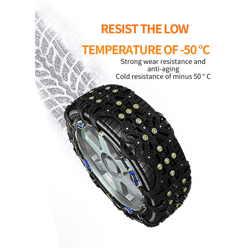 Tecfino Cold resistance anti-skid TPU car tire snow chains