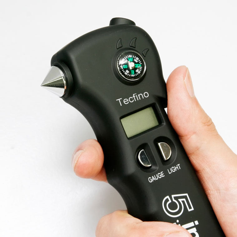 Tecfino Multi function digital tire pressure gauge 5 in 1Tyre pressure gauge