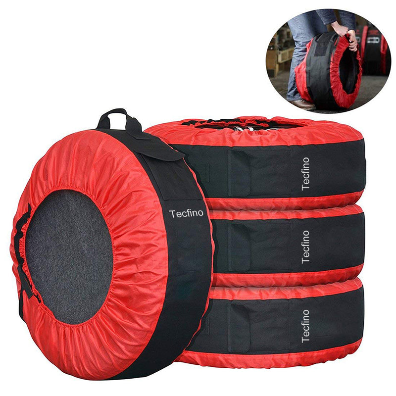 Tecfino Spare Tire Cover Winter And Summer Car Tire Storage Bag