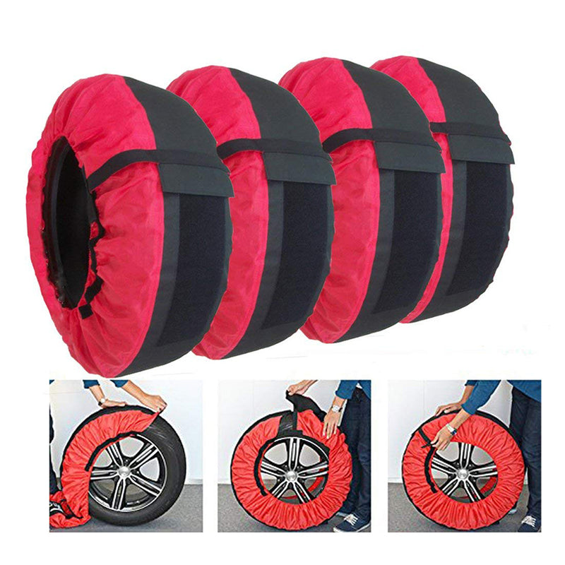 Tecfino Spare Tire Cover Winter And Summer Car Tire Storage Bag