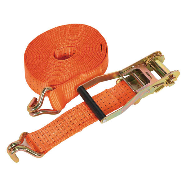 Tecfino Double J Hook Breaking Force 3000KGS 8M Ratchet Tie Down Straps