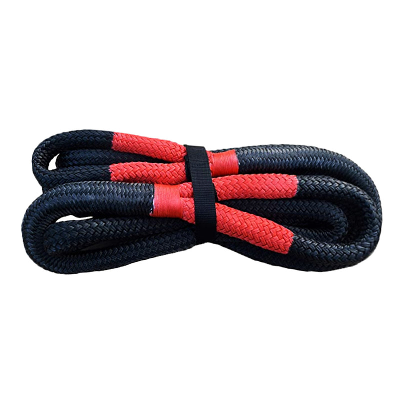 Tecfino Kinetic Recovery Rope For Off road Vehicle Towing With Soft Shackle Tow Strap Car Towing Rope