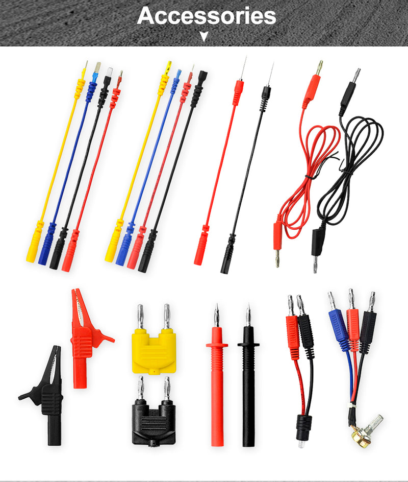 Tecfino Multi-function Diagnostic Tool Automotive Lead Kit Car Mechanical Testers Digital Circuit Test Cables