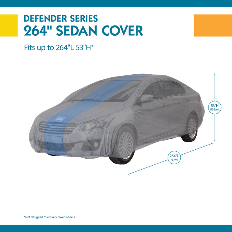 Tecfino Carforia Car Cover, Fits Sedans up to 13 ft. 1 in. L